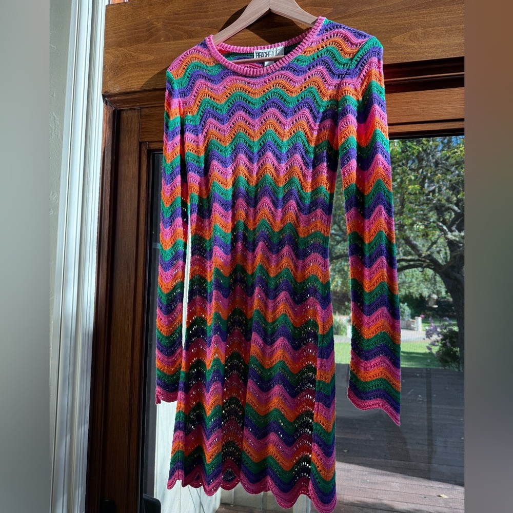 Beach Riot Libbi Multicolor Knit Swimsuit Cover Up